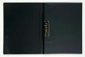 Stil A4 Schnellklammer am Buchrücken glänzend – Schwarz